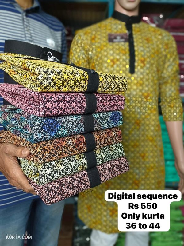 Digital Sequence kurta 36 to 44 Design 2