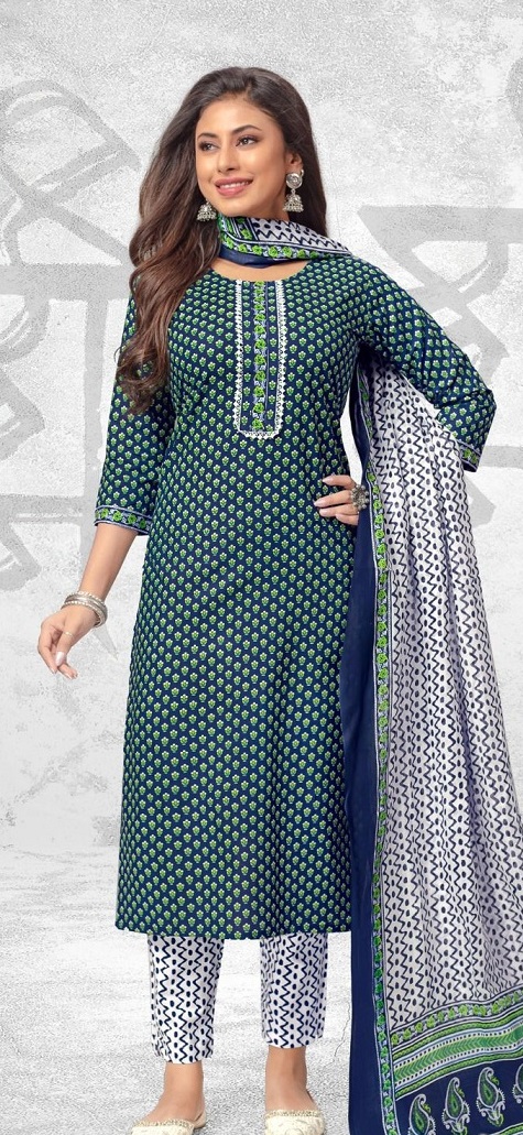 Kurti Pant With Dupatta - full readymade set in original jaipuri cotton - L to 5XL