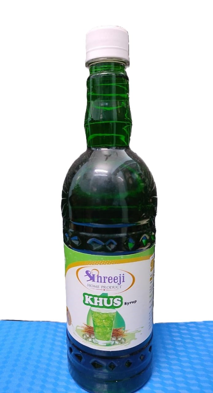 SHREEJI Khus Syrup Mix with Water/ Milk for Making Juice Pet Bottle