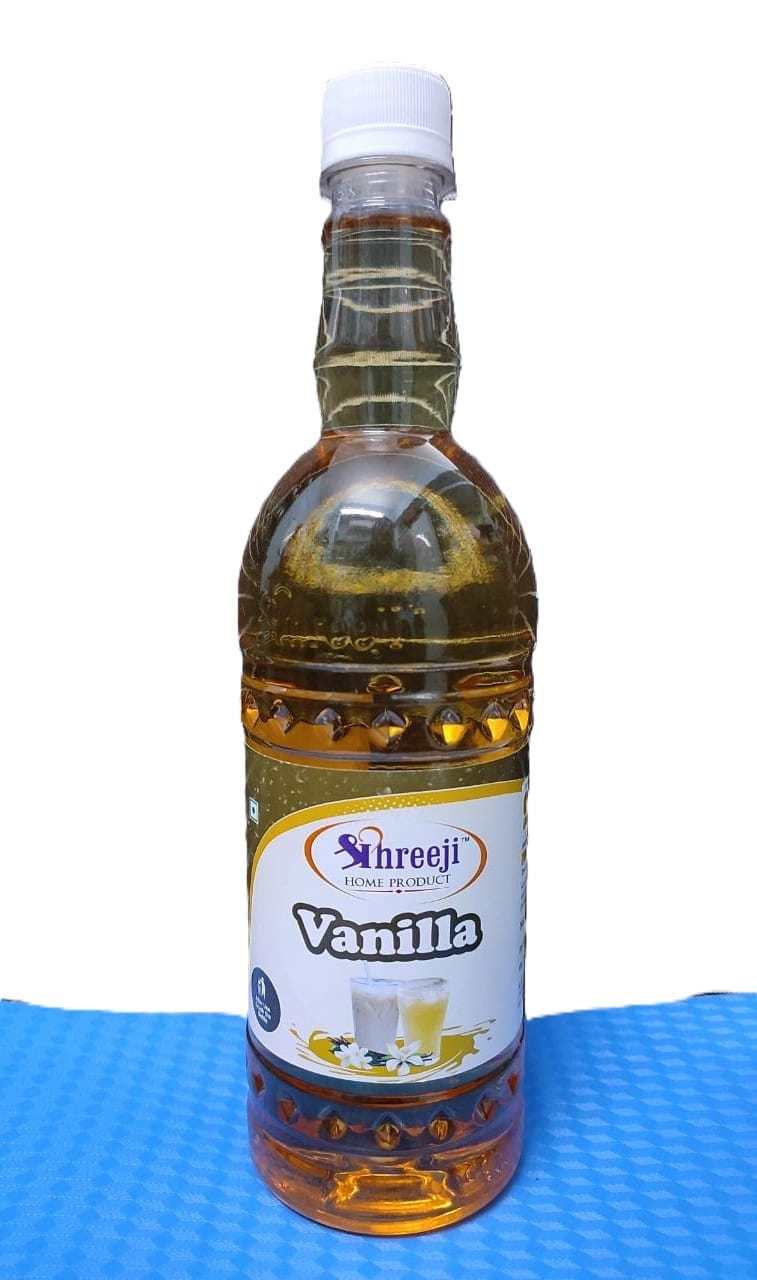 SHREEJI Vanila Syrup Mix with Water milk for Making Juice Milk shake Pet Bottle