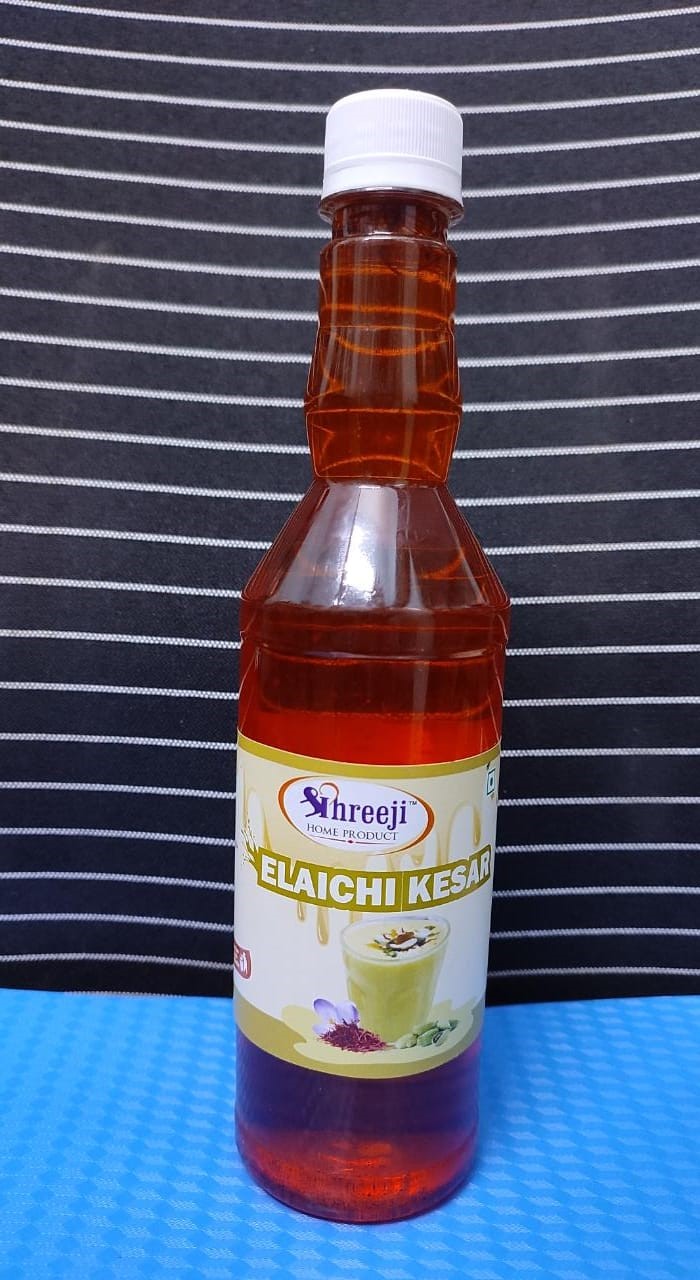 SHREEJI Elaichi Kesar (Milk) Syrup 500Ml/5Ltr